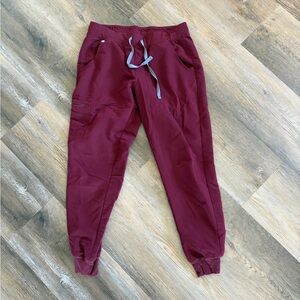 Figs Burgundy Zamora Jogger